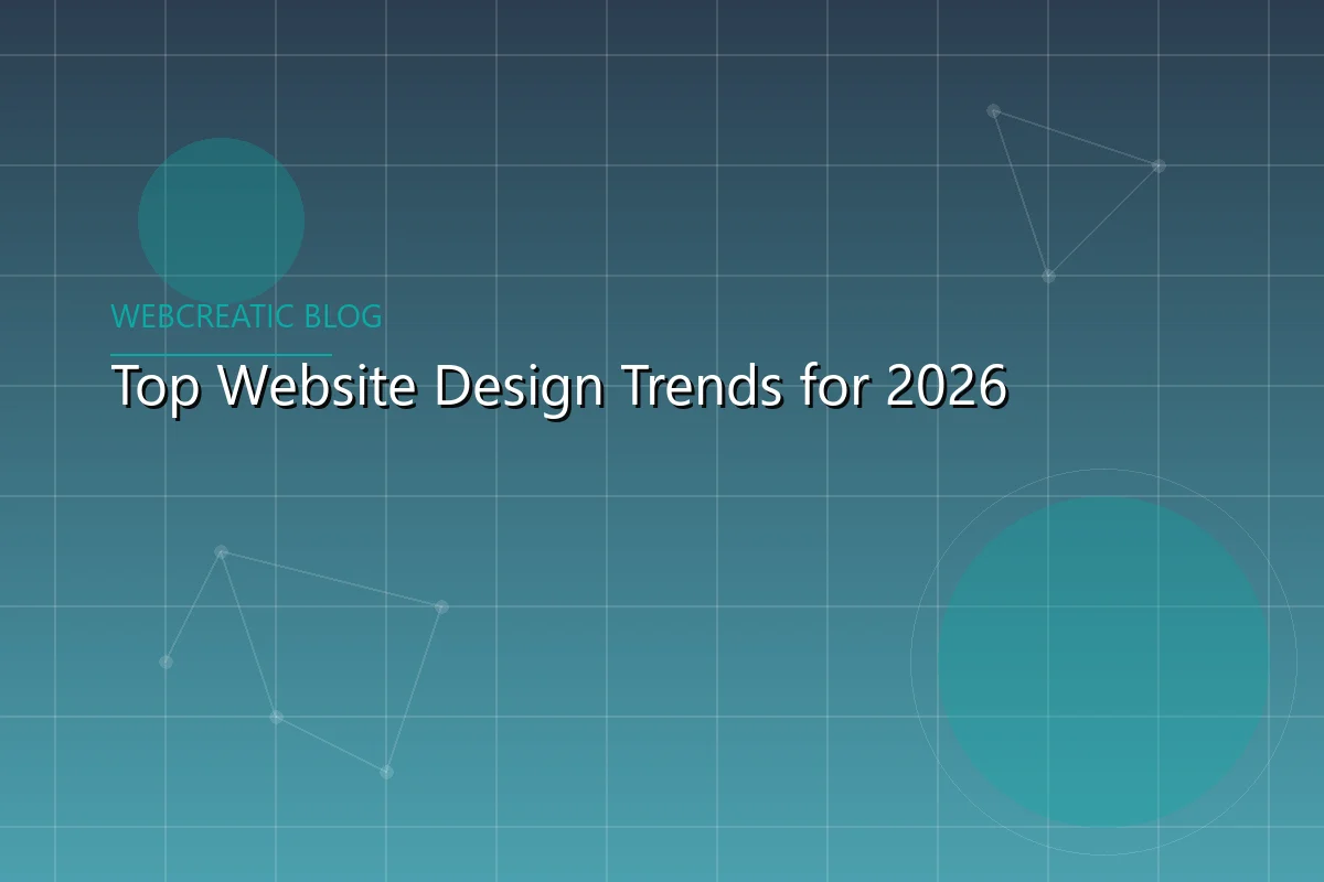 Featured article image preview for Top Website Design Trends for 2026